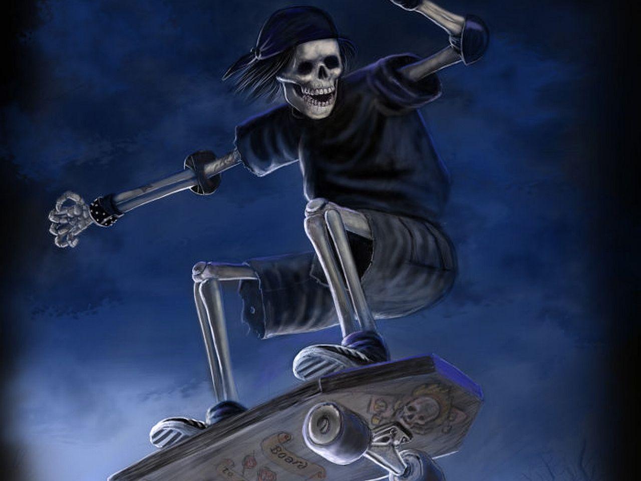 1280x960 Cool Skeleton Wallpaper