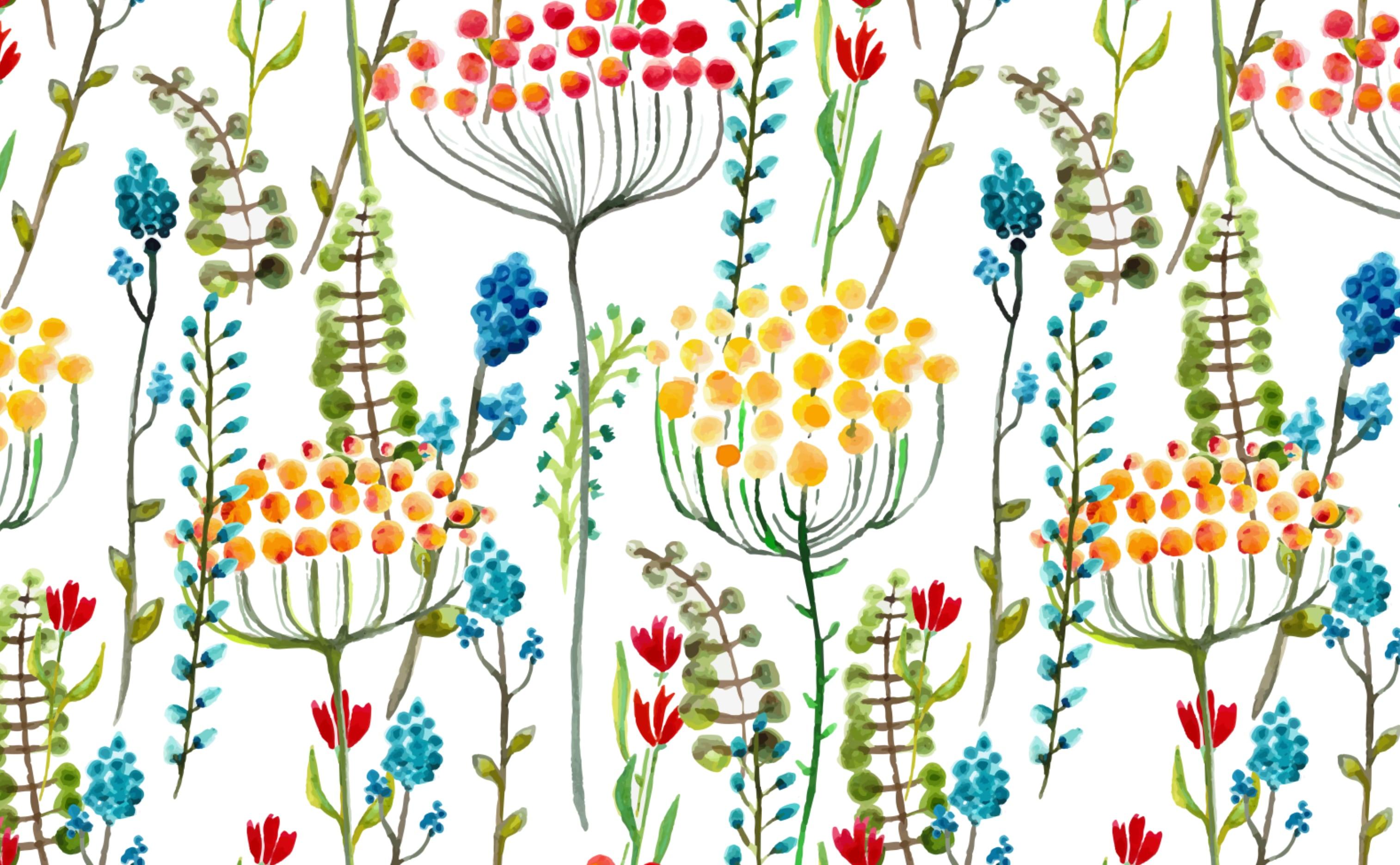3028x1872 Delicate Flowers Wallpaper for Walls