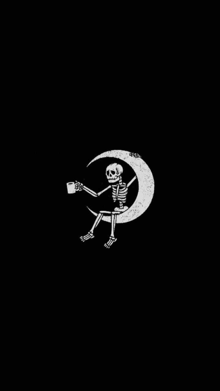 720x1280 Skeleton Wallpaper
