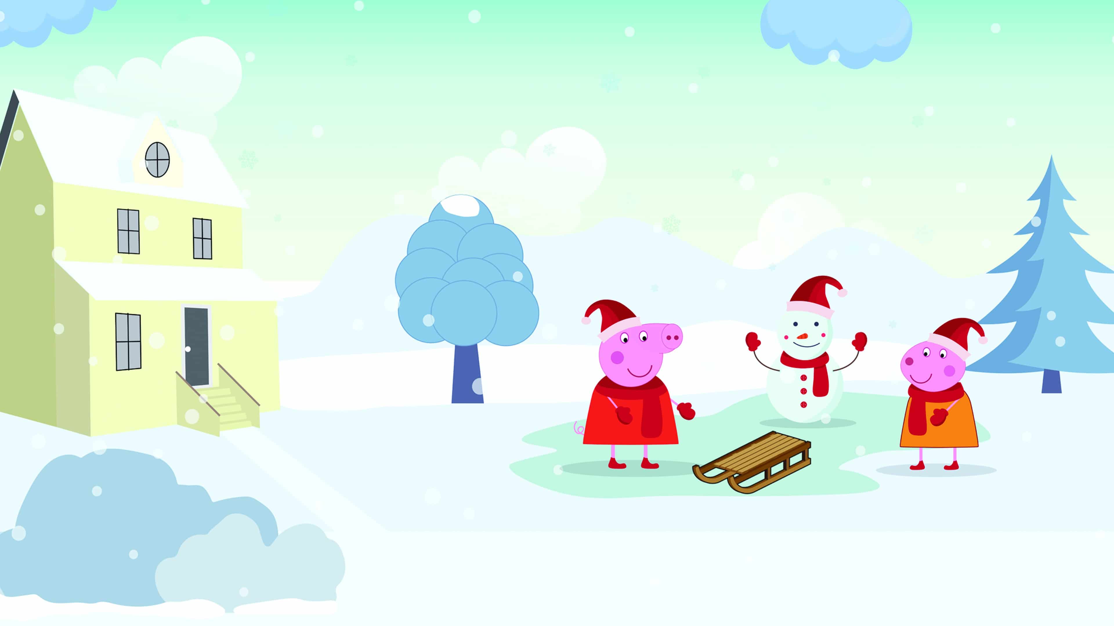 3840x2160 Free HD Peppa Pig House Wallpaper (PC and Mobile)