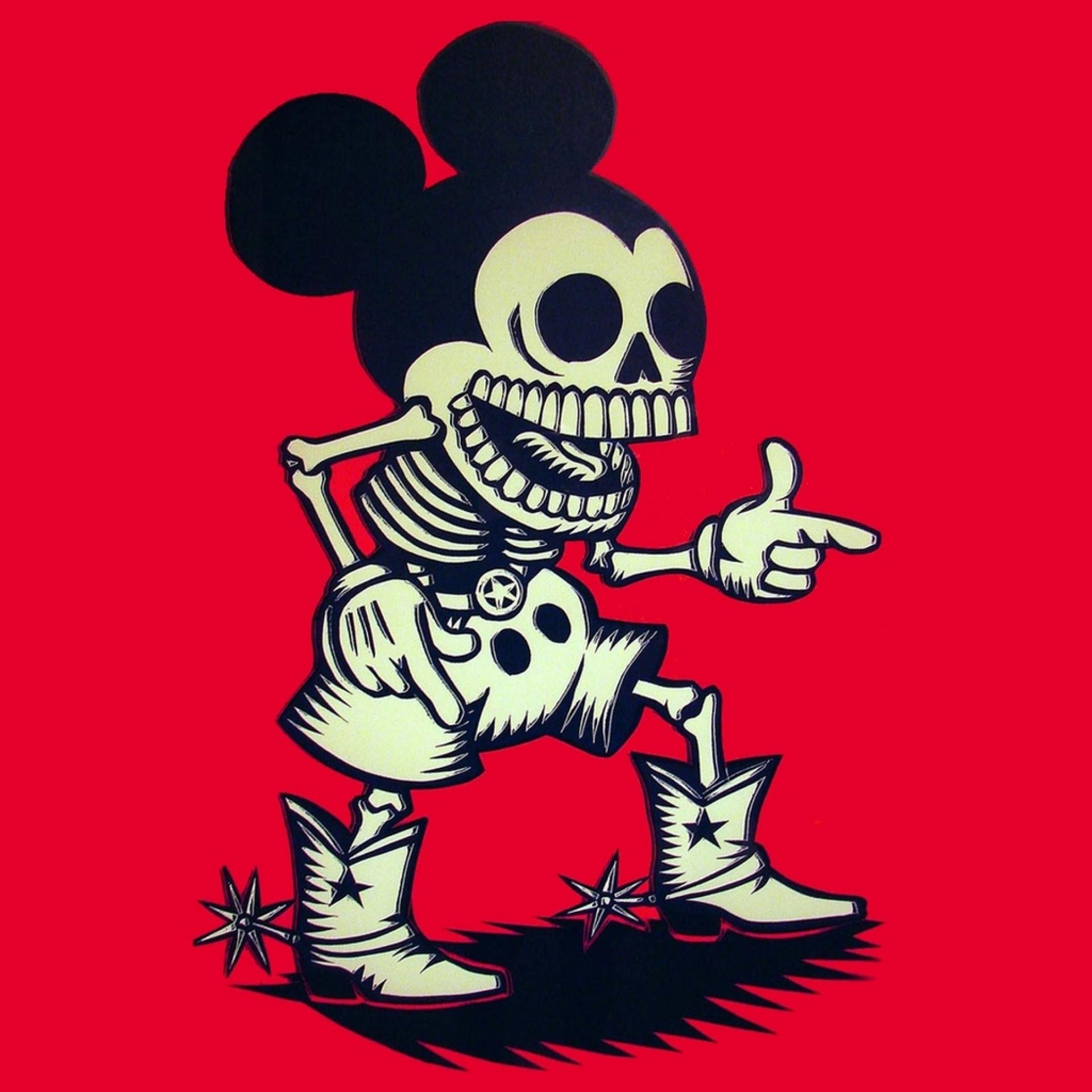 1920x1920 Cartoon Skeleton Wallpaper