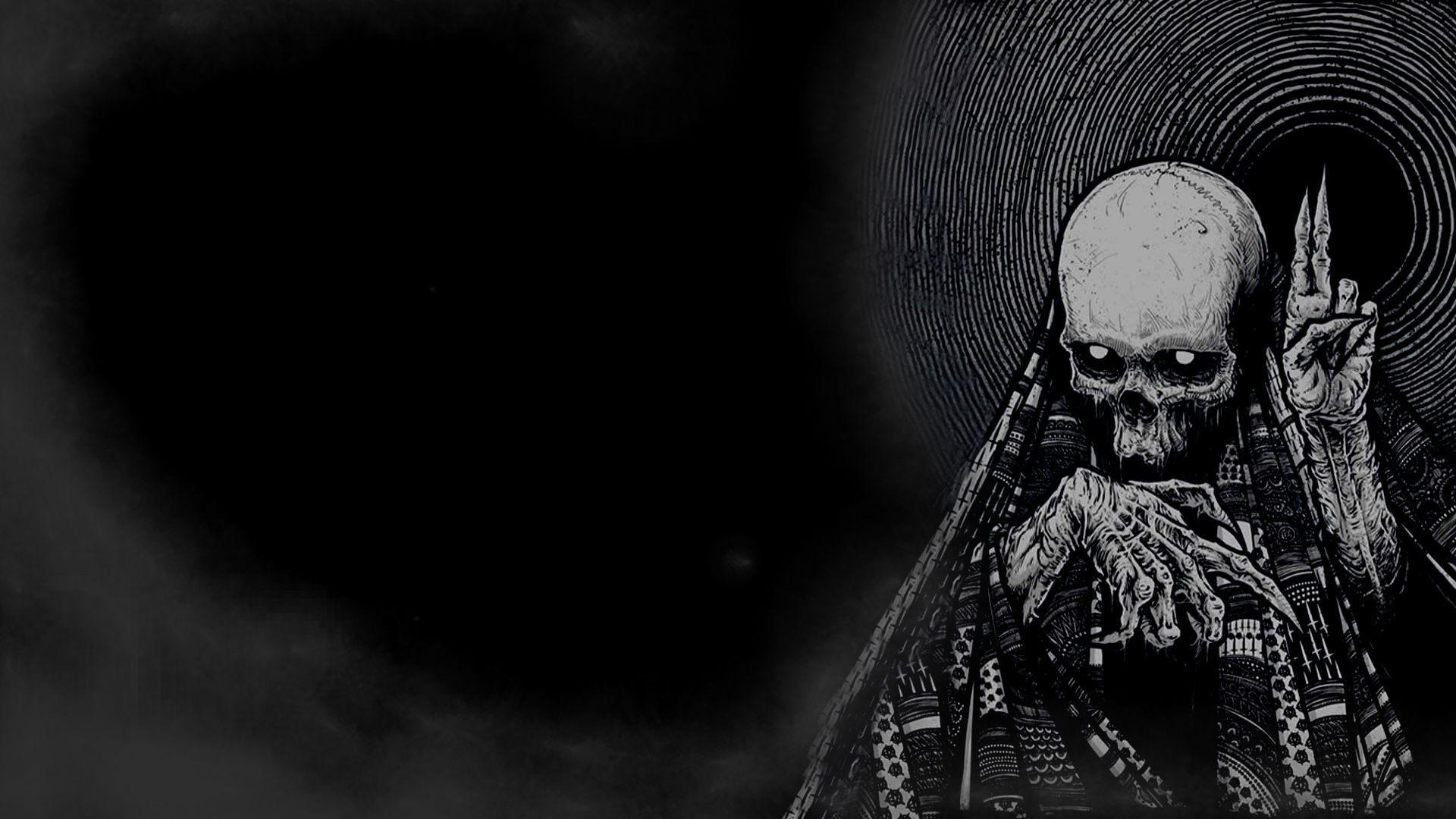 1920x1080 Spooky Scary Skeletons Wallpaper