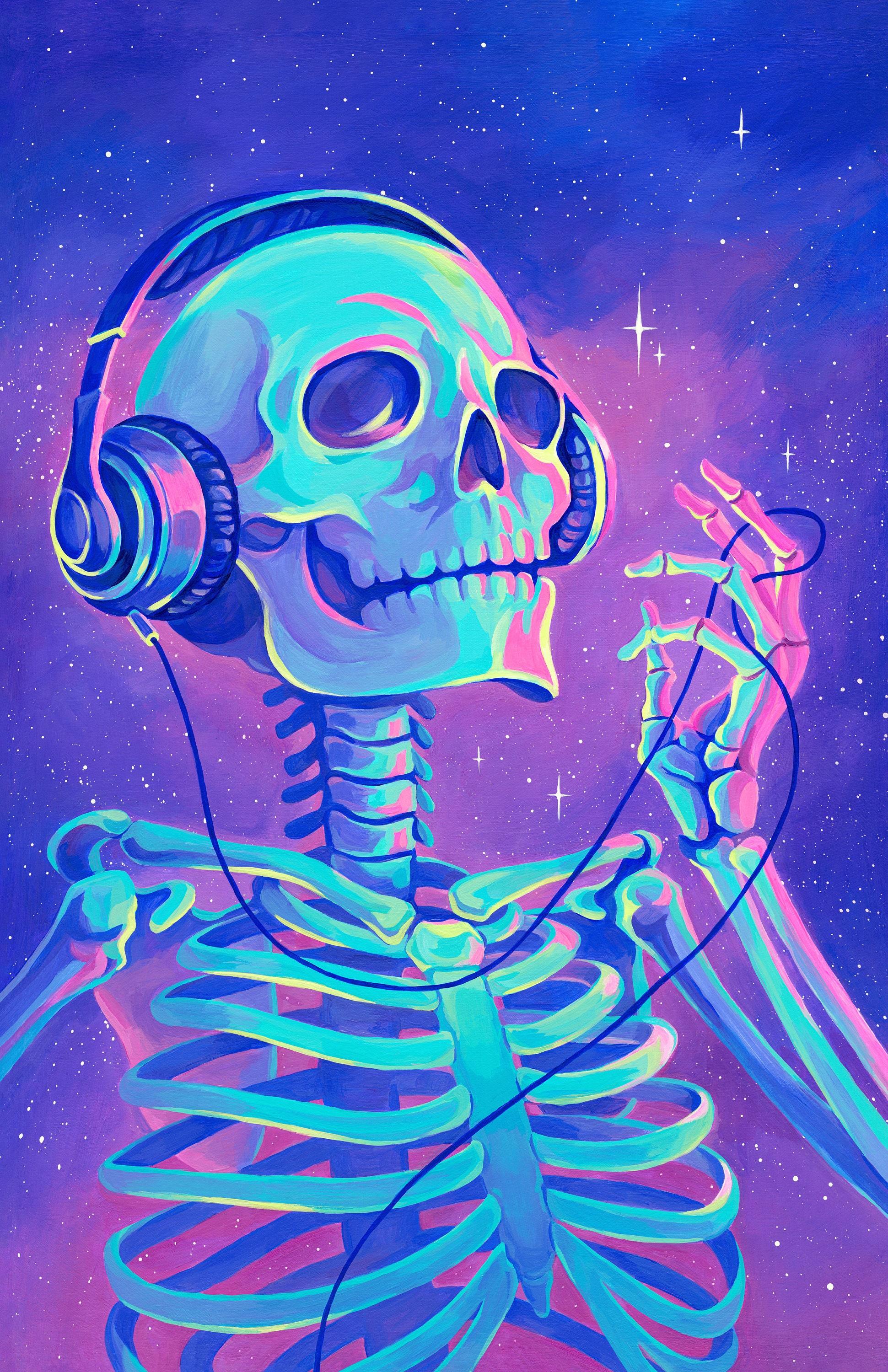1941x3000 Lo Fi For Skeletons 11x17 Holo Print Holographic Acrylic