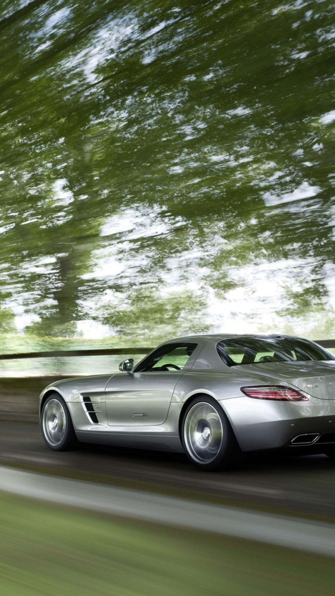 1080x1920 Mercedes Benz SLS 63 AMG speed htc one wallpaper