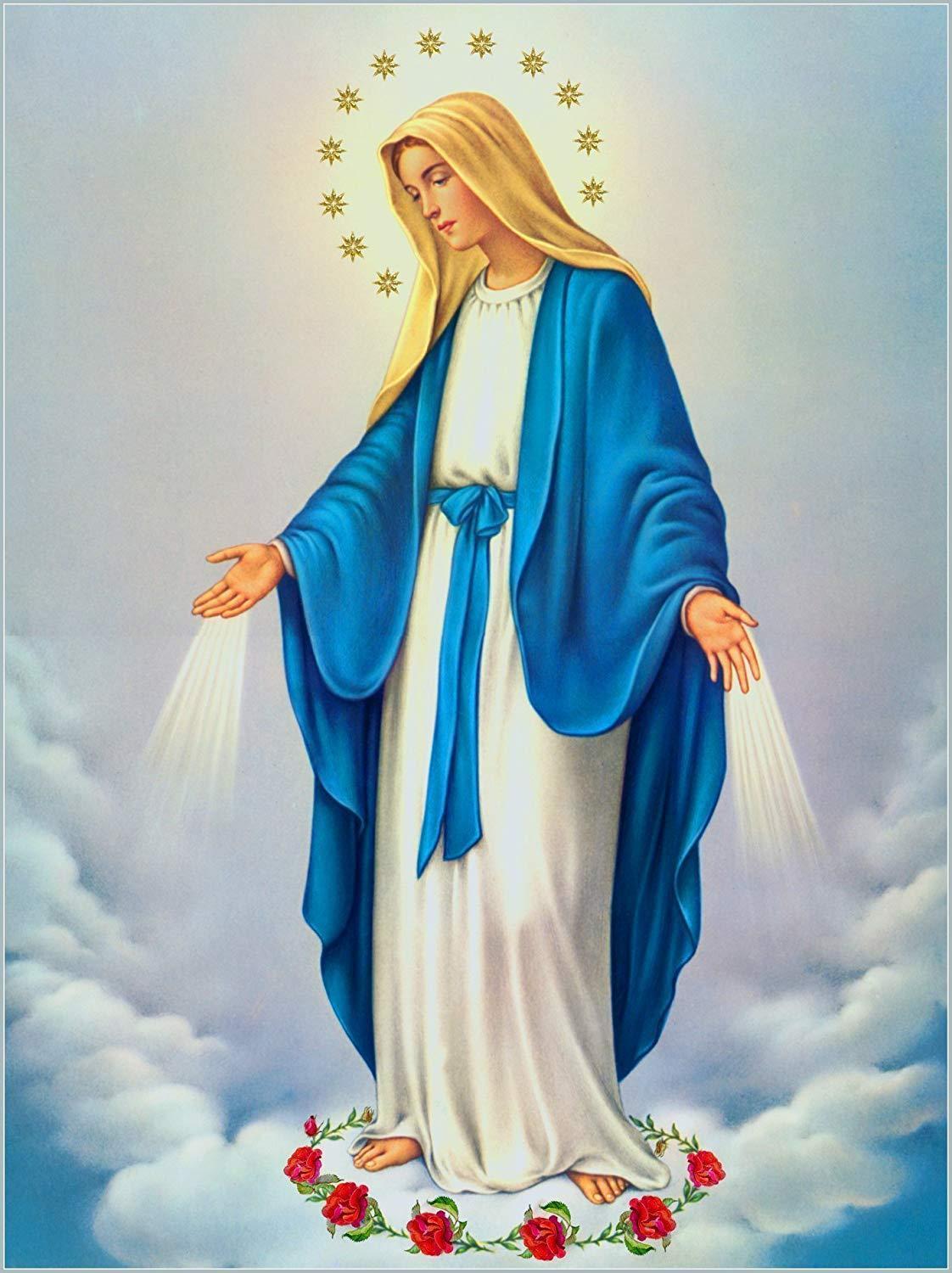 1122x1500 Mother Mary Mobile Wallpaper