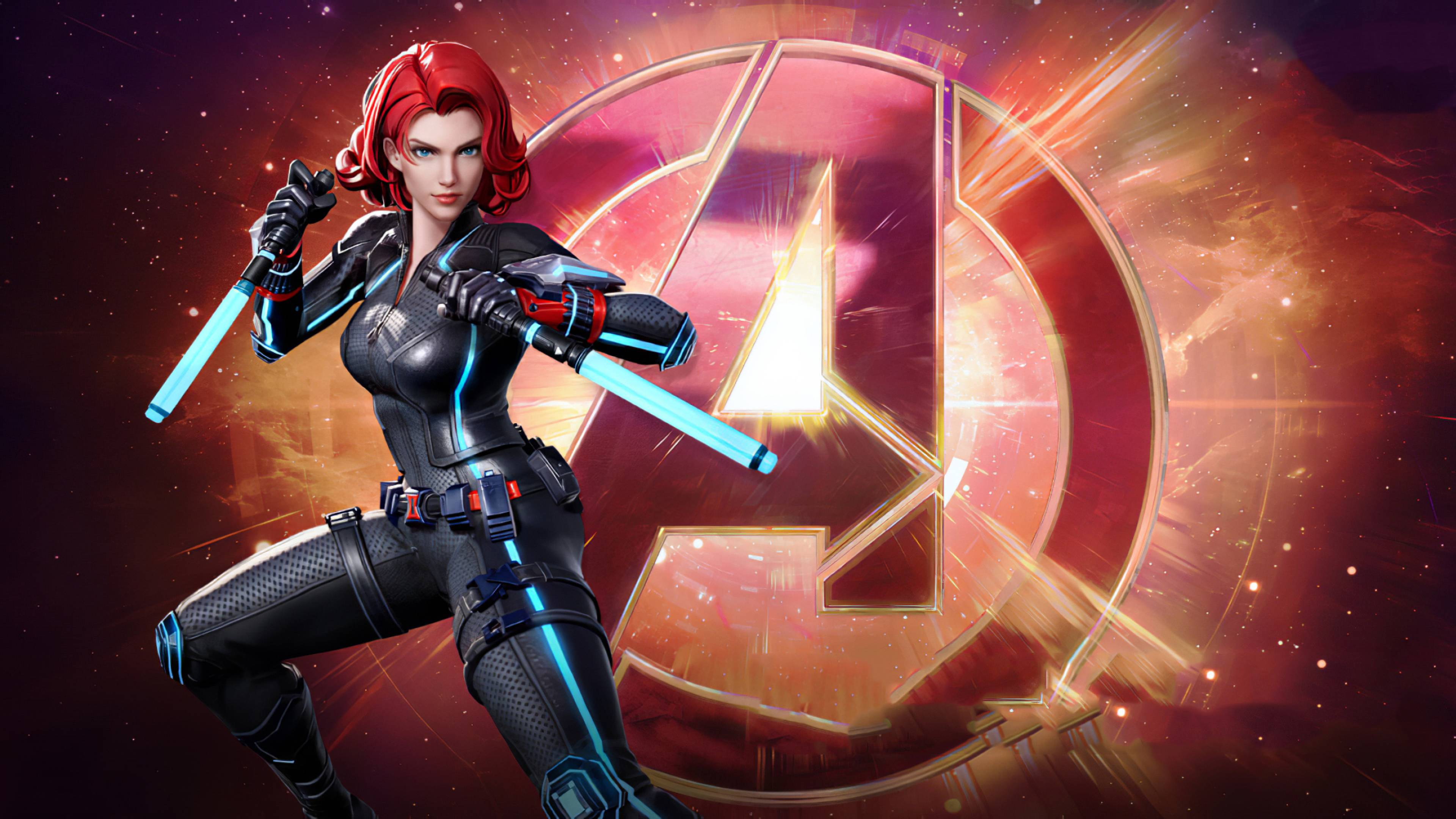 3840x2160 Natasha Romanoff as Black Widow in Marvel Super War 4K Wallpaper, HD Games 4K Wallpaper, Image, Photo and Background