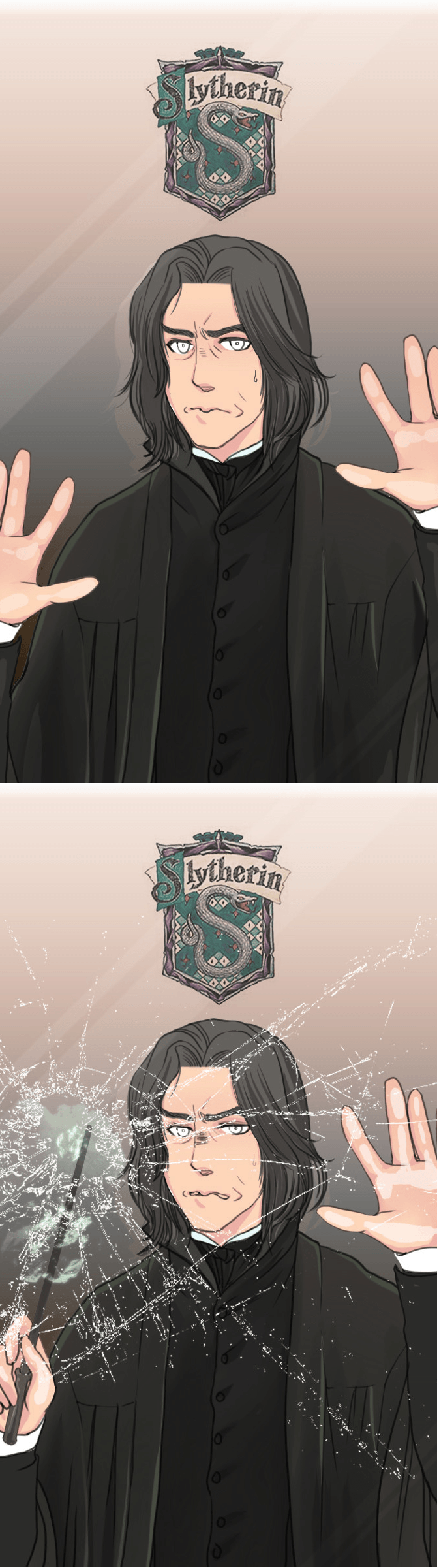 673x2401 Harry potter. Severus snape, Harry potter fan