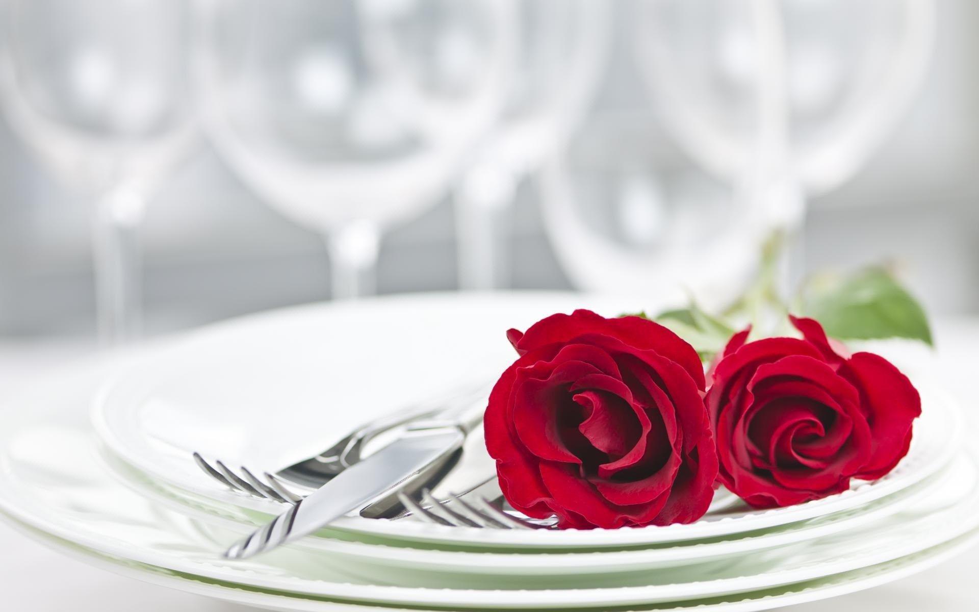 1920x1200 Valentines Dinner Wallpaper