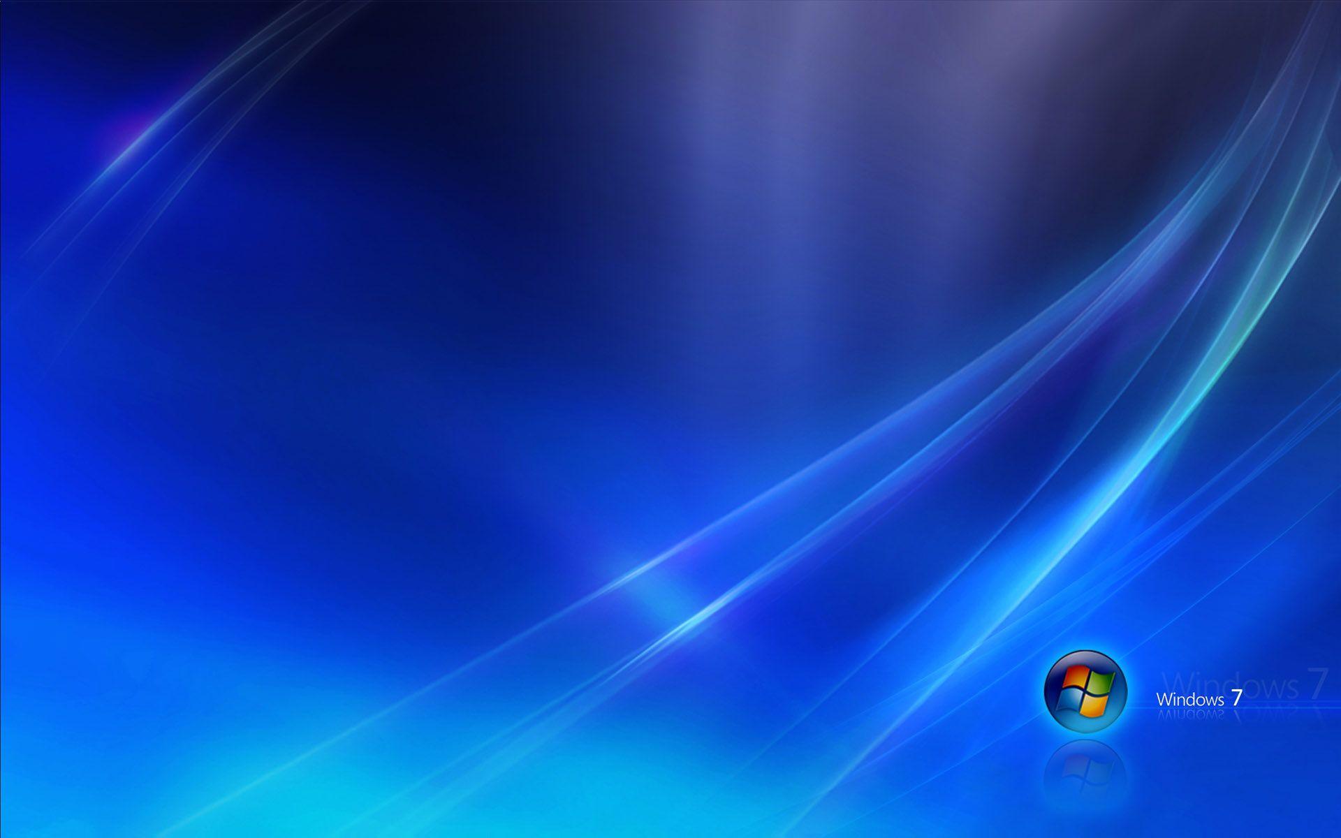1920x1200 Windows 7 Blue Wave Wallpaper
