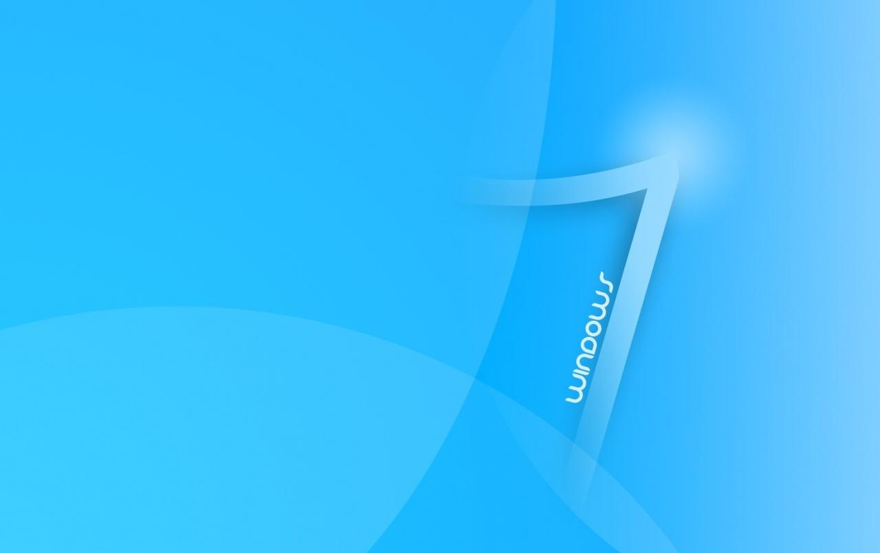 1280x804 Windows 7 blue wallpaper. Windows 7 blue