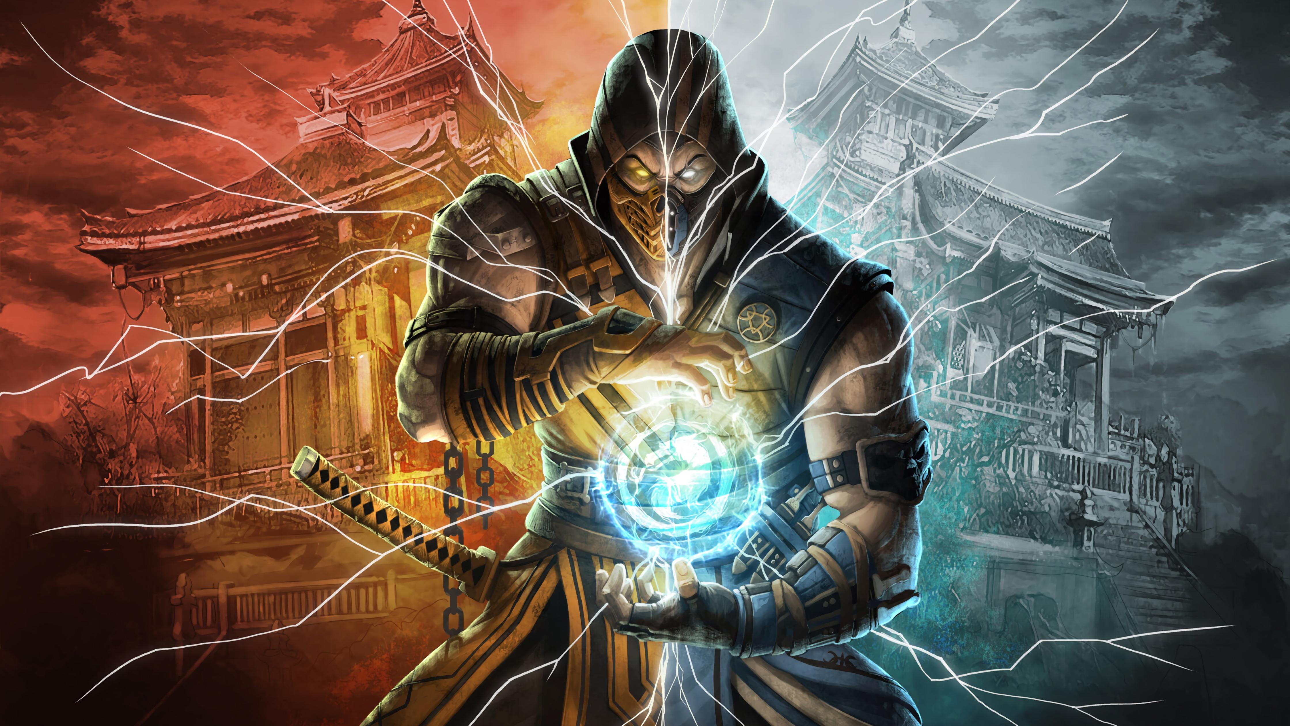 4480x2520 Mortal Kombat 11 Wallpaper 4K, Scorpion, Games