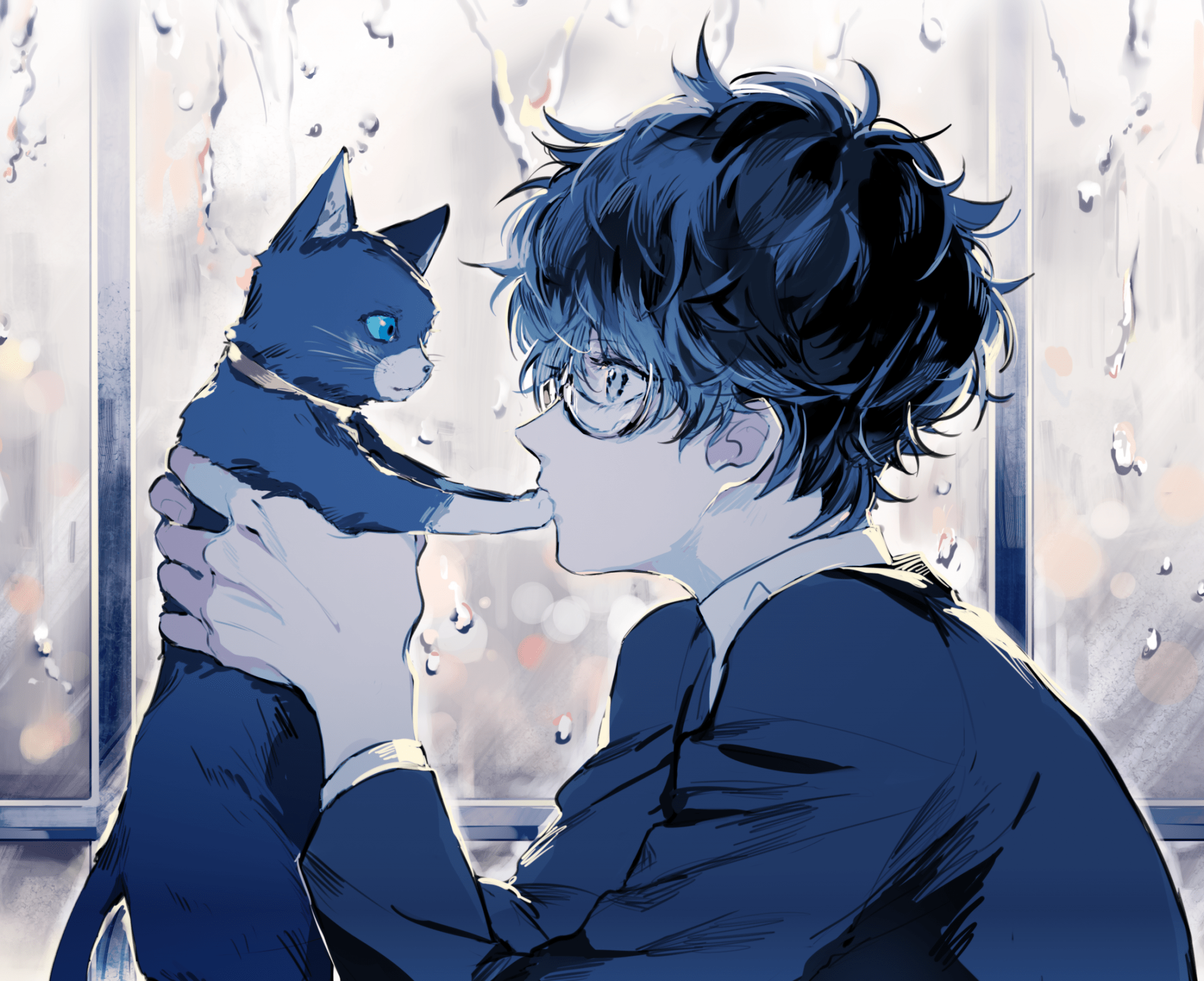 2048x1668 Cute Anime Boy Wallpaper HD
