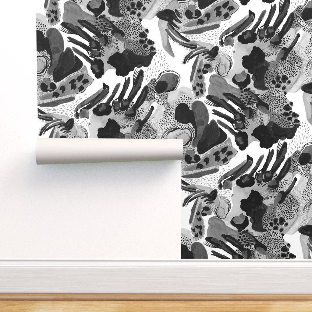 1024x1024 Abstract Grayscale Wallpaper Black and White Abstract by