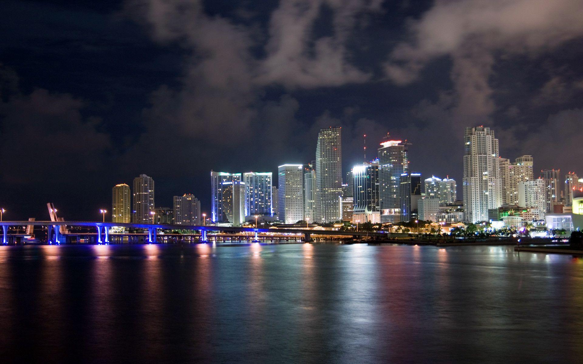 1920x1200 Miami Skyline Wallpaper & Background Beautiful Best Available For Download Miami Skyline Photo Free On Zicxa.com Image