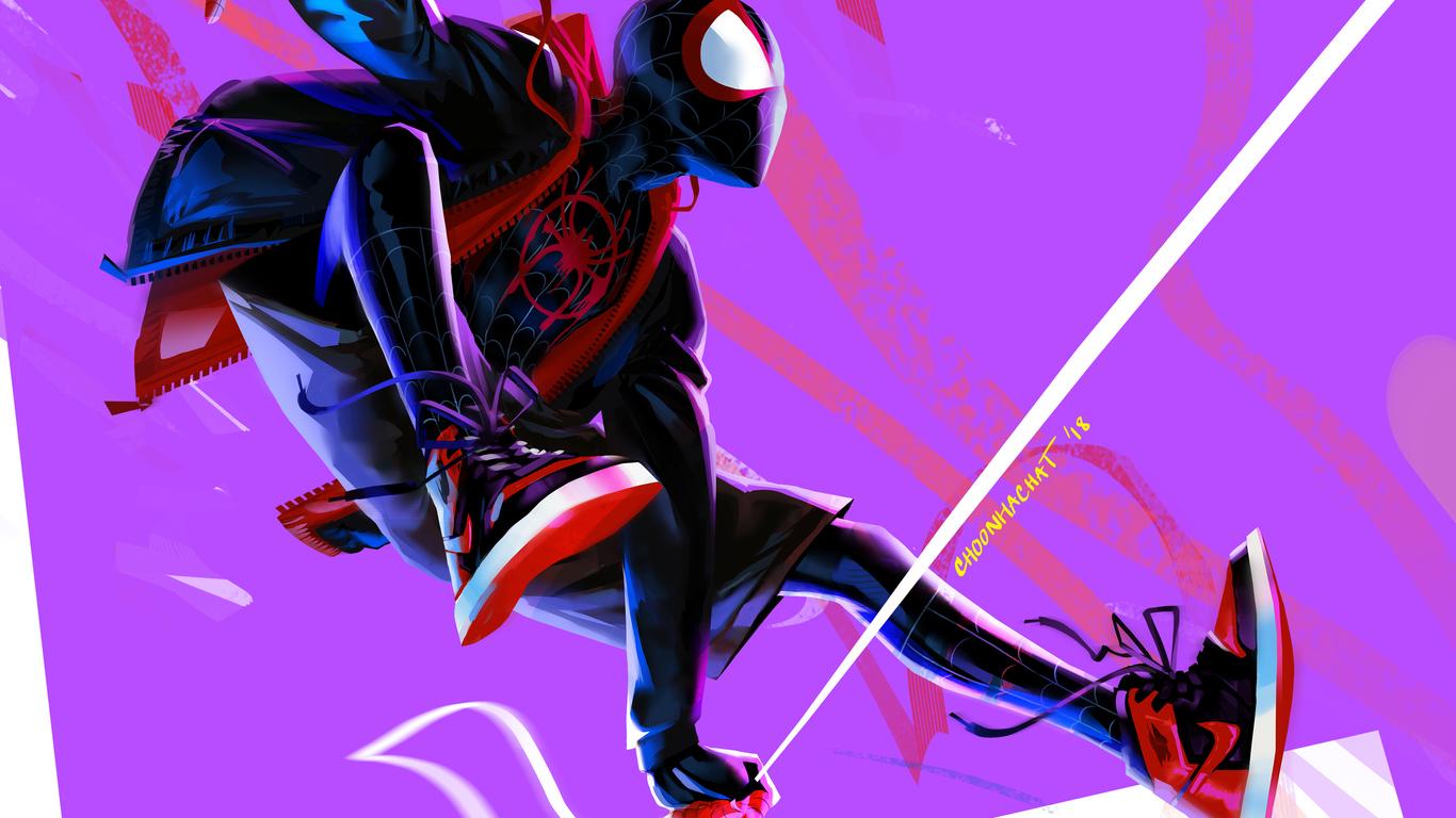 1366x768 Miles Morales In Spider Man Into The Spider Verse 4k Artwork 1366x768 Resolution HD 4k Wallpaper, Image, Background, Photo and Picture