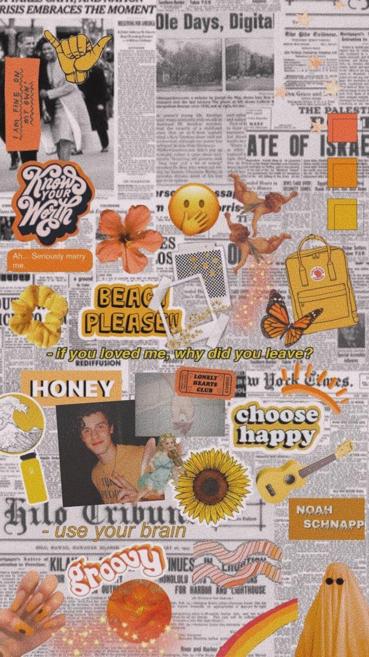 750x1334 Yellow and orange aesthetic wallpaper for iphone. Orange wallpaper, iPhone wallpaper, Aesthetic wallpaper