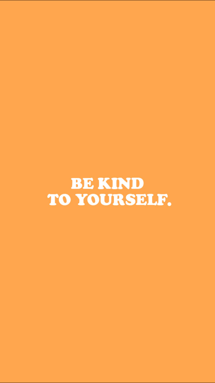 750x1334 Pastel Orange Aesthetic Wallpaper