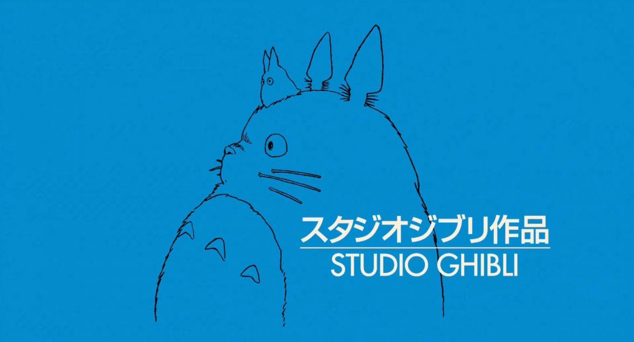 1298x700 Cartoons Hayao Miyazaki Totoro My Neighbour Totoro Studio Ghibli anime manga simple background wallpaperx1032
