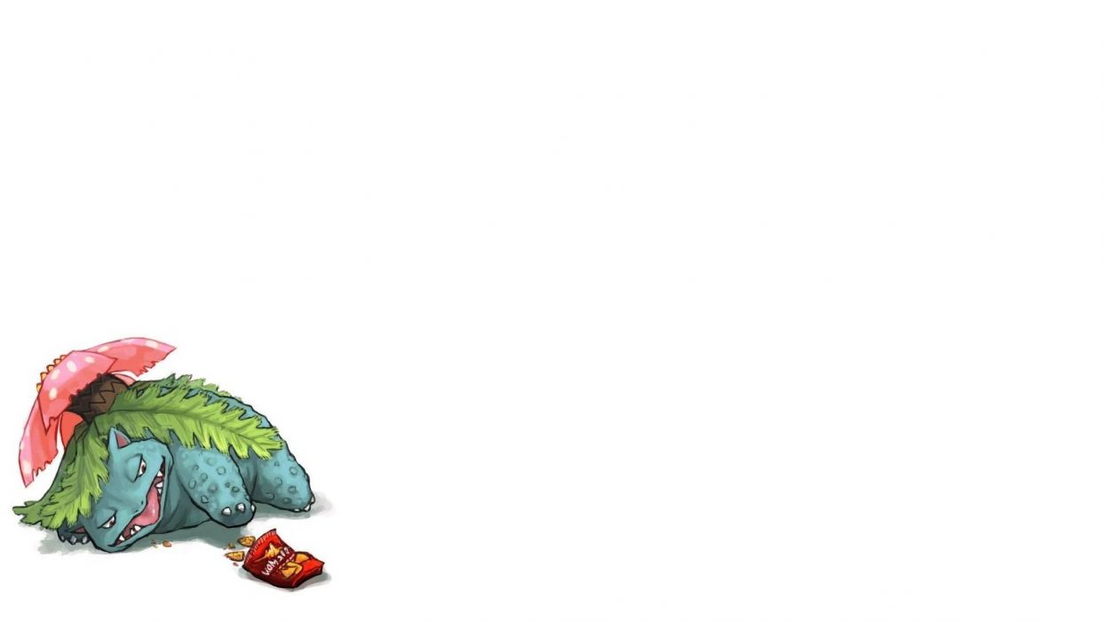 1244x700 Pokemon Venusaur chips white background Doritos wallpaper