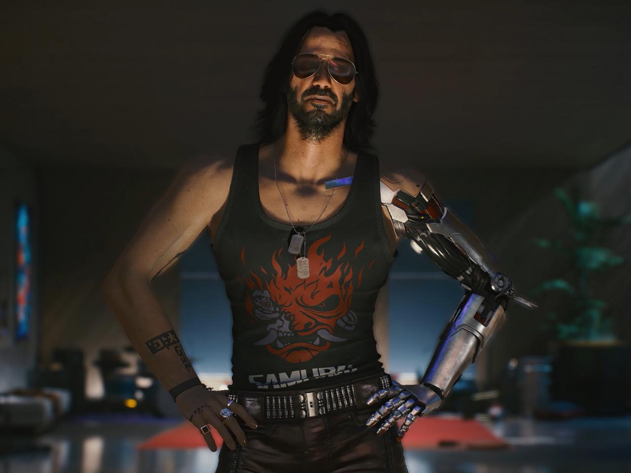 1280x960 Download keanu reeves, johnny silverhand, cyberpunk video game 1280x960 wallpaper, standard 4:3 fullscreen wallapper, 1280x960 HD image, background, 25995