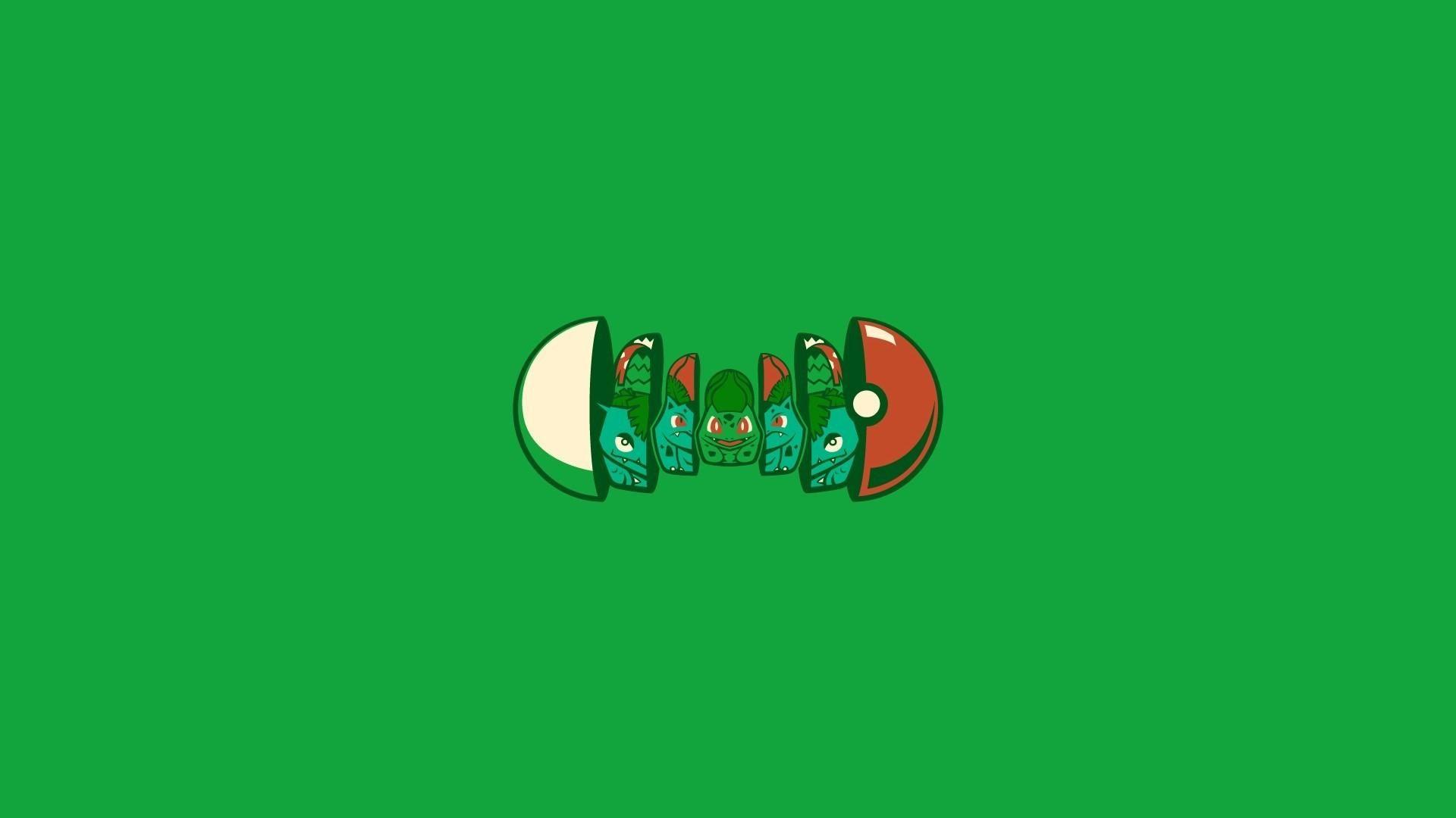 1920x1080 Pokemon video games bulbasaur venusaur ivysaur pokeball wallpaper