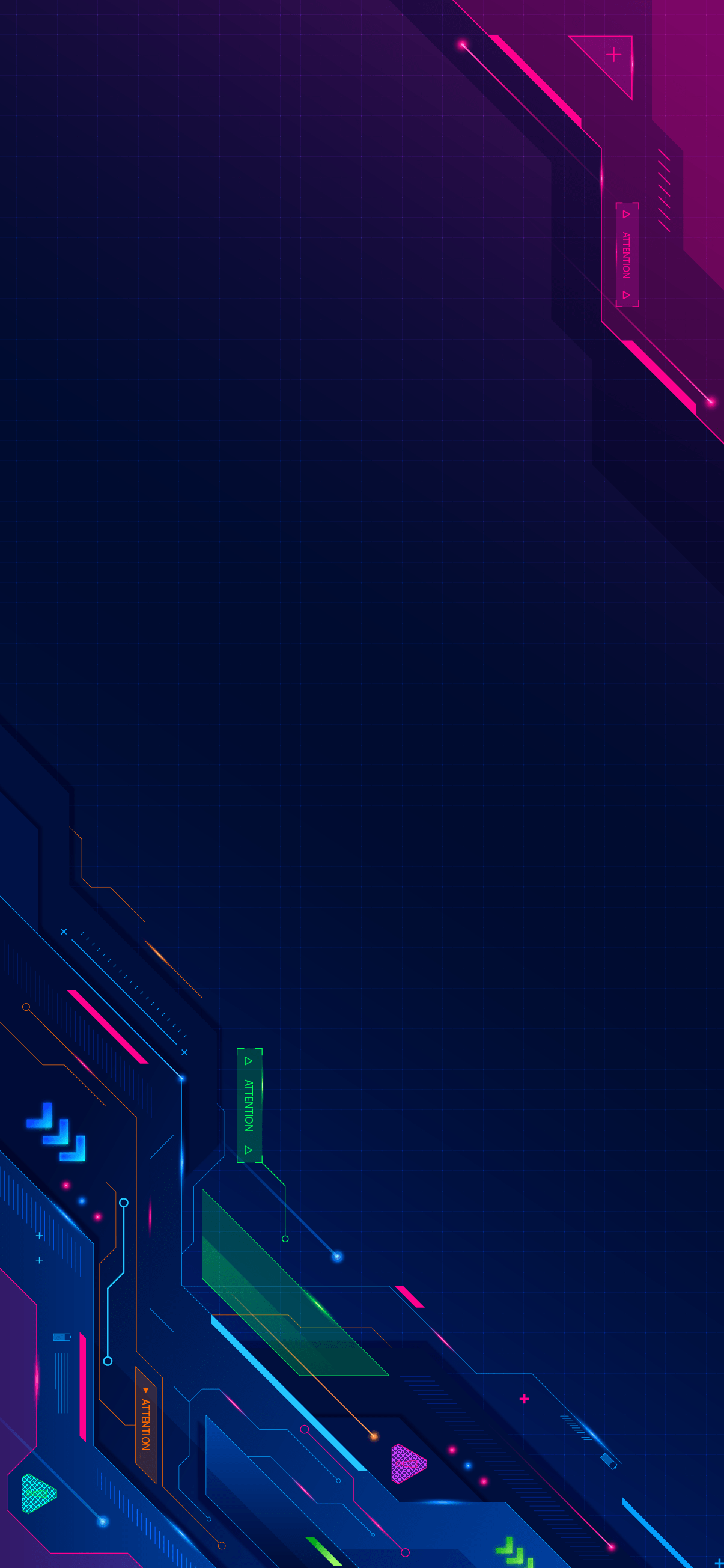 1205x2609 Cyber Wallpaper