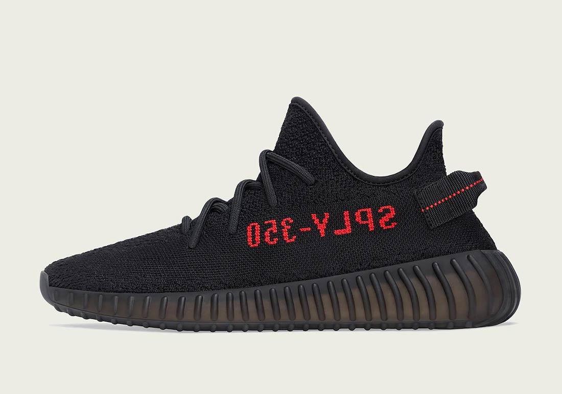 1100x772 adidas Yeezy Boost 350 v2 Black Red (Bred) 2020 •