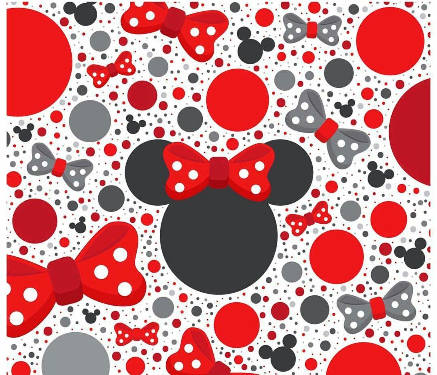 [16 ] Stunning Minnie Mouse Dots Wallpapers