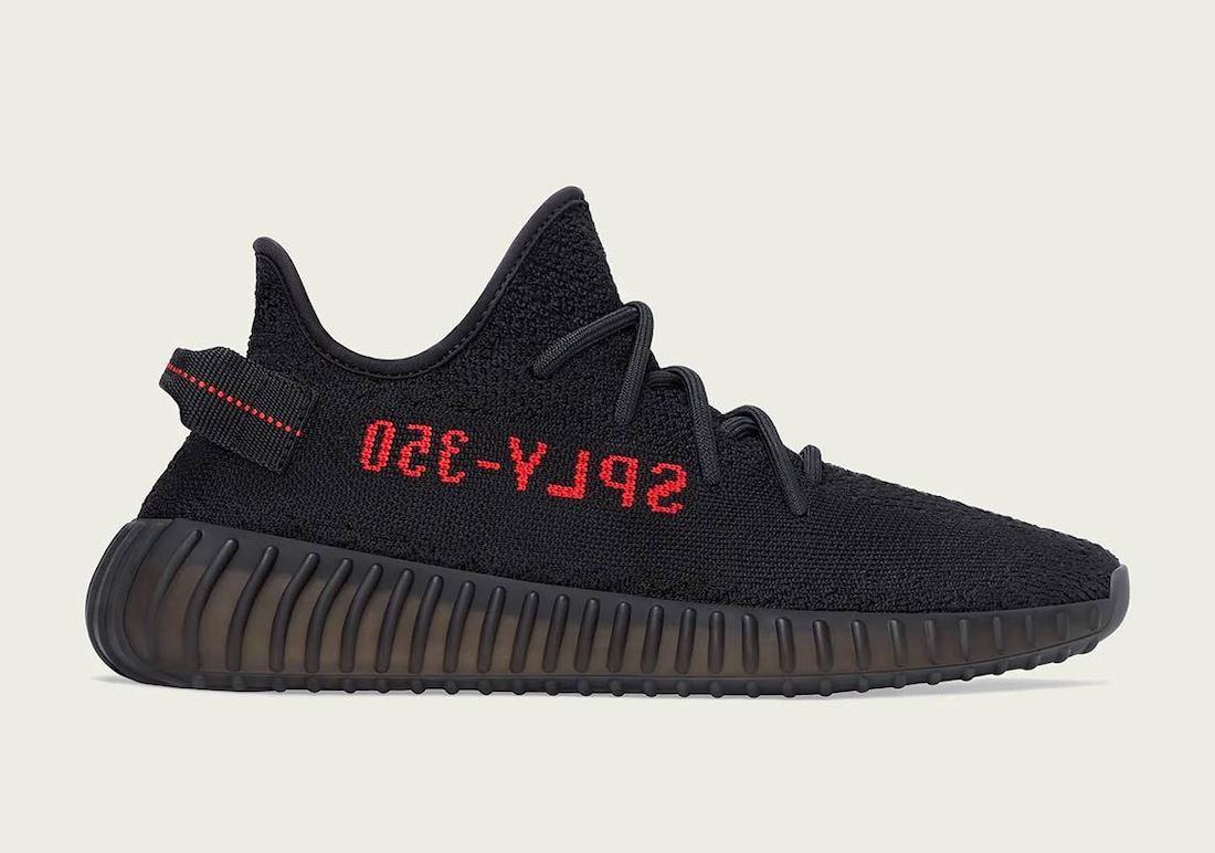 1100x772 adidas Yeezy Boost 350 v2 Black Red (Bred) 2020 •