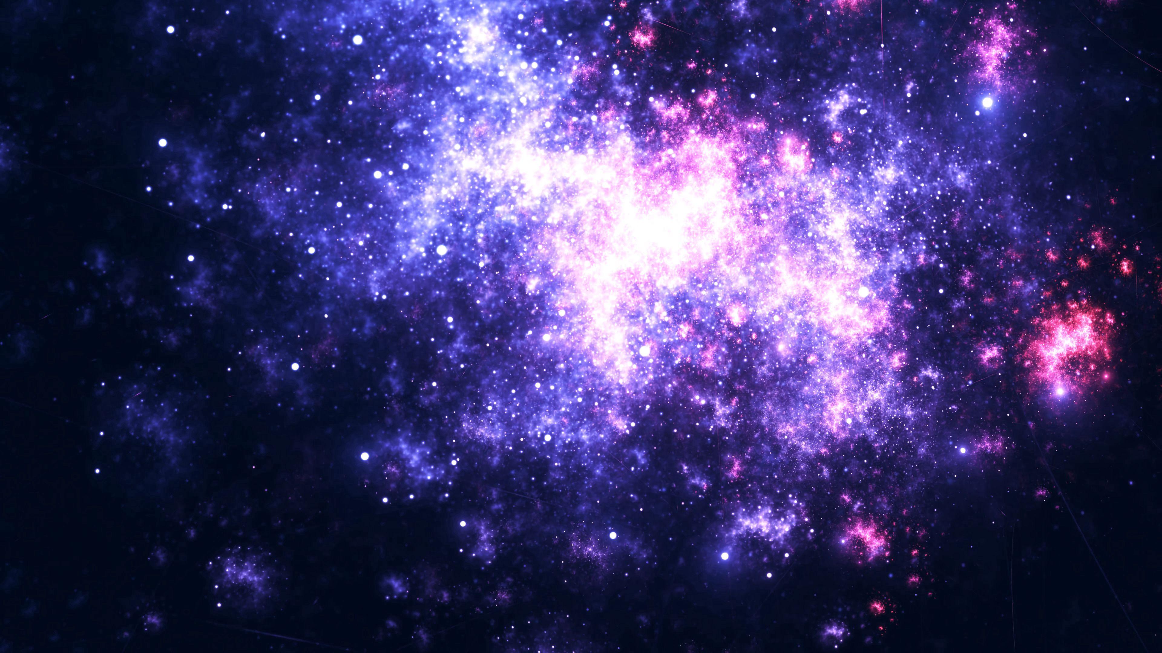 3840x2160 Wallpaper / nebula, light, bright, cloud, abstraction, 4k free download