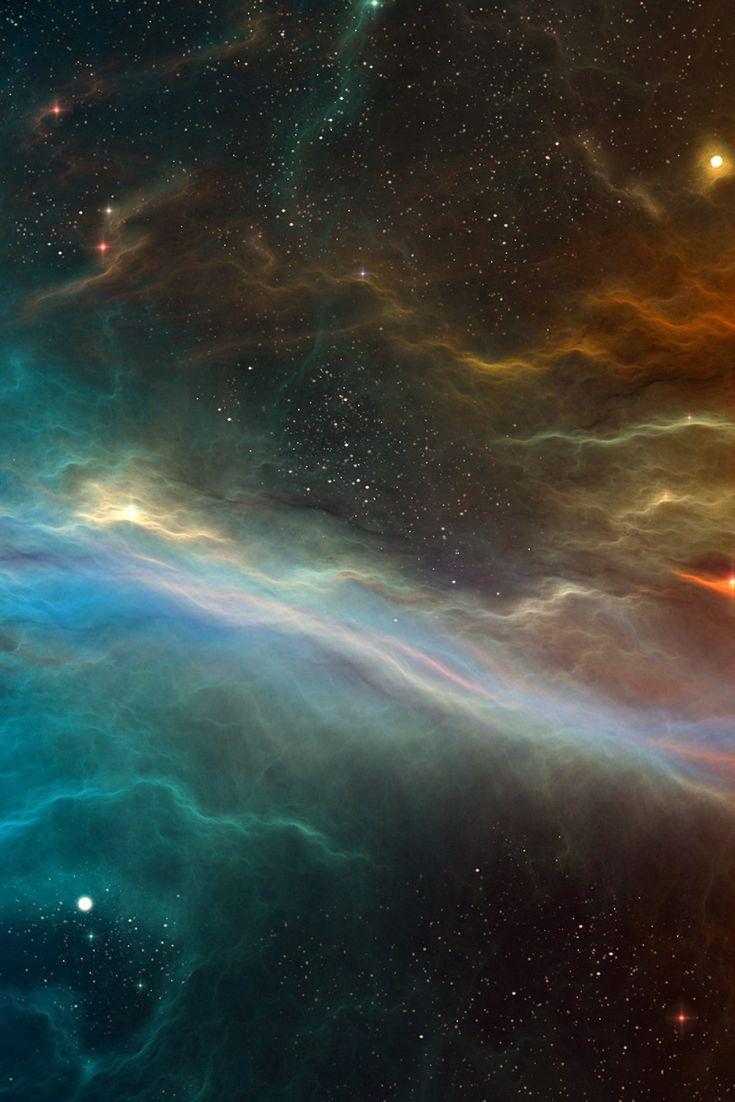 735x1102 Colourful Galaxy. Galaxy wallpaper, Orange wallpaper, Color