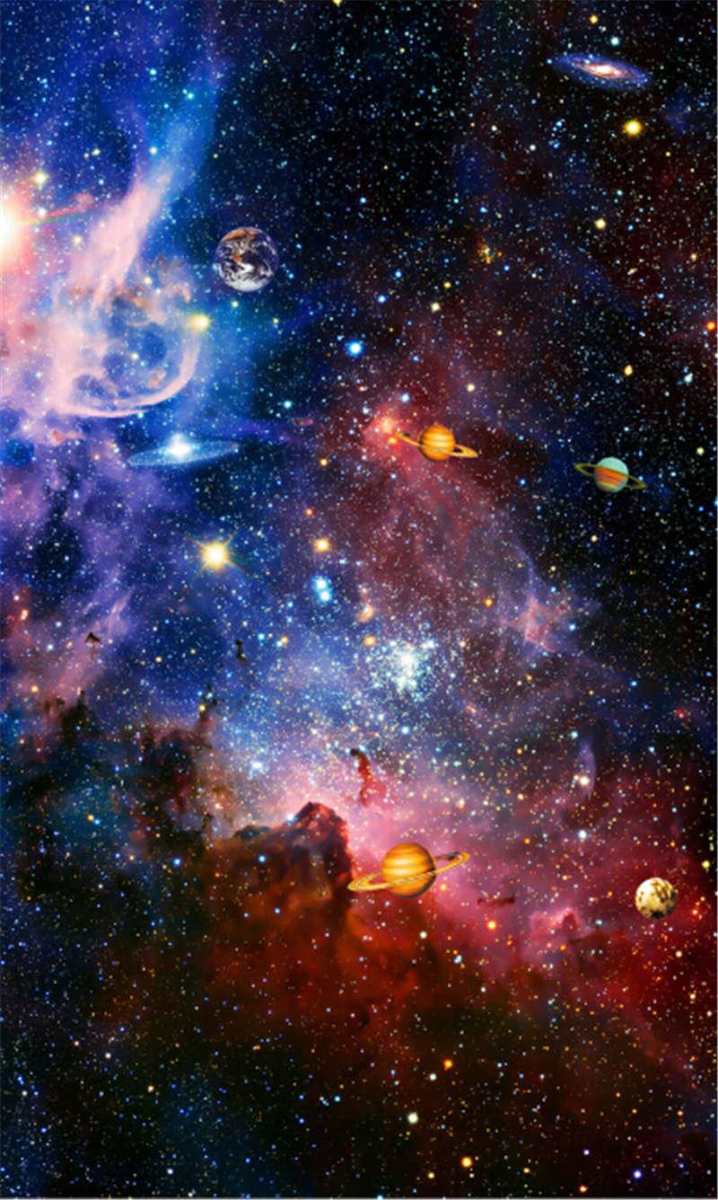 800x1336 Space Galaxy Nebula Full Wall Ceiling Mural Photo Wallpaper Print Home 3D Decal