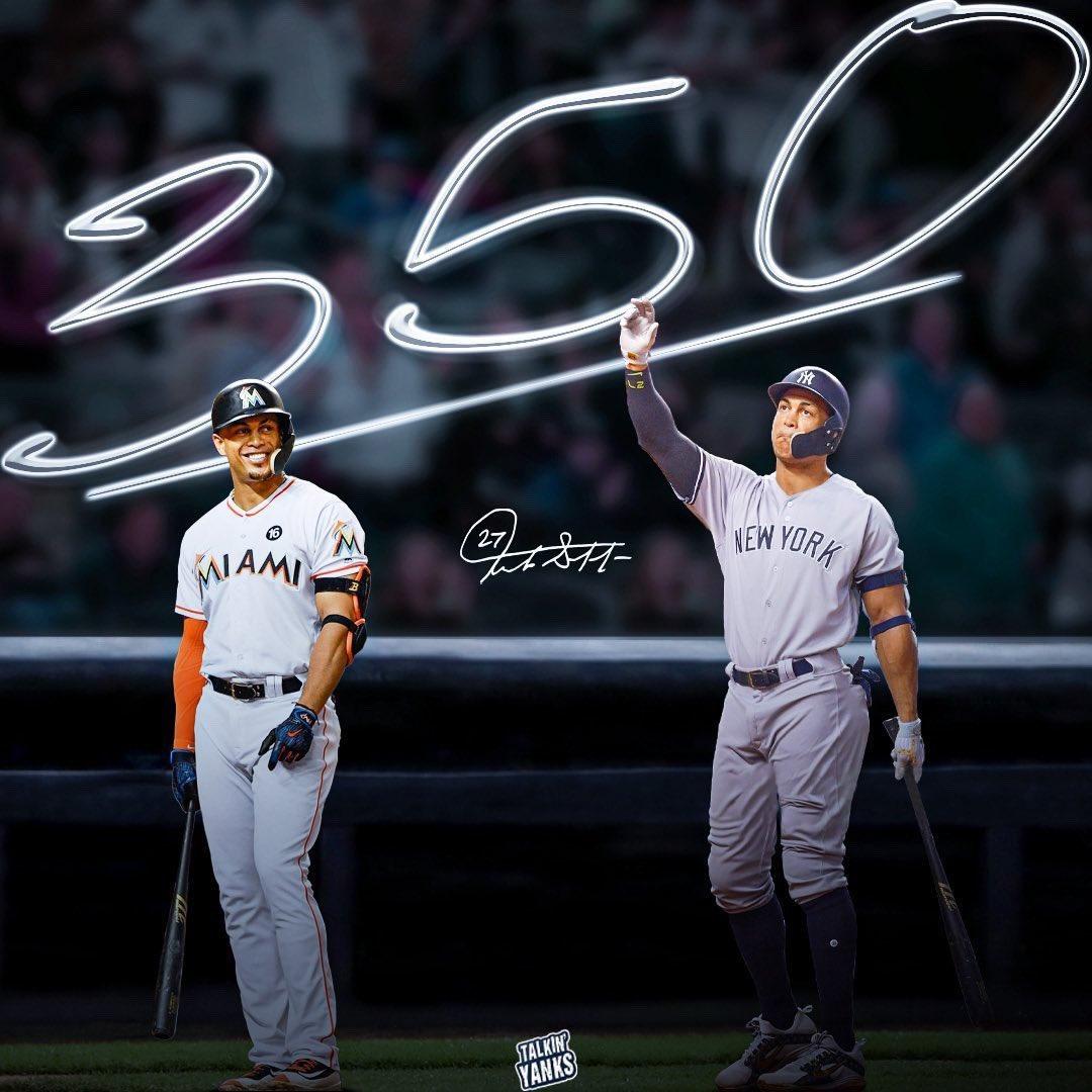 1080x1080 Talkin' Yanks career home runs for Giancarlo Stanton! (via