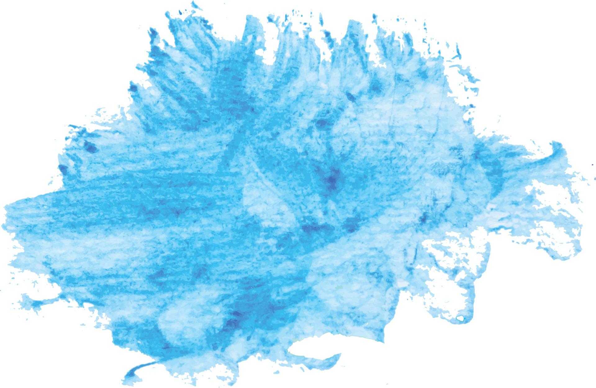 1920x1250 Blue color vector hand drawn watercolor liquid stain. Abstract aqua smudges scribble drop element illustration wallpaper