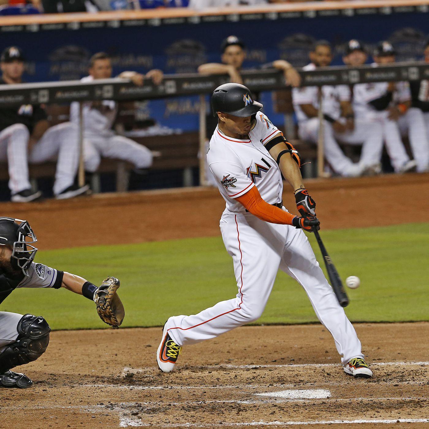 1400x1400 Marlins Anniversary: Stanton Joins Sheffield In Marlins 40 Homer Club