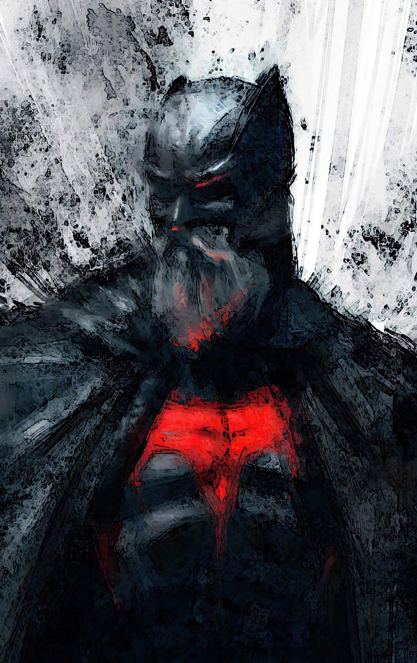 840x1336 Download wallpaper 840x1336 old batman, dark, art, iphone iphone 5s, iphone 5c, ipod touch, 840x1336 HD background, 25708