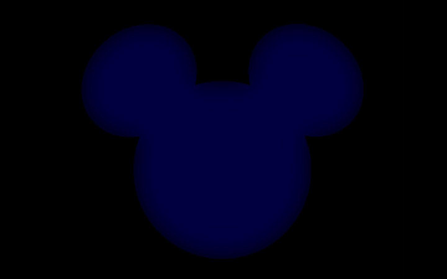 Hình nền Mickey Mouse Silhouette 1440x900