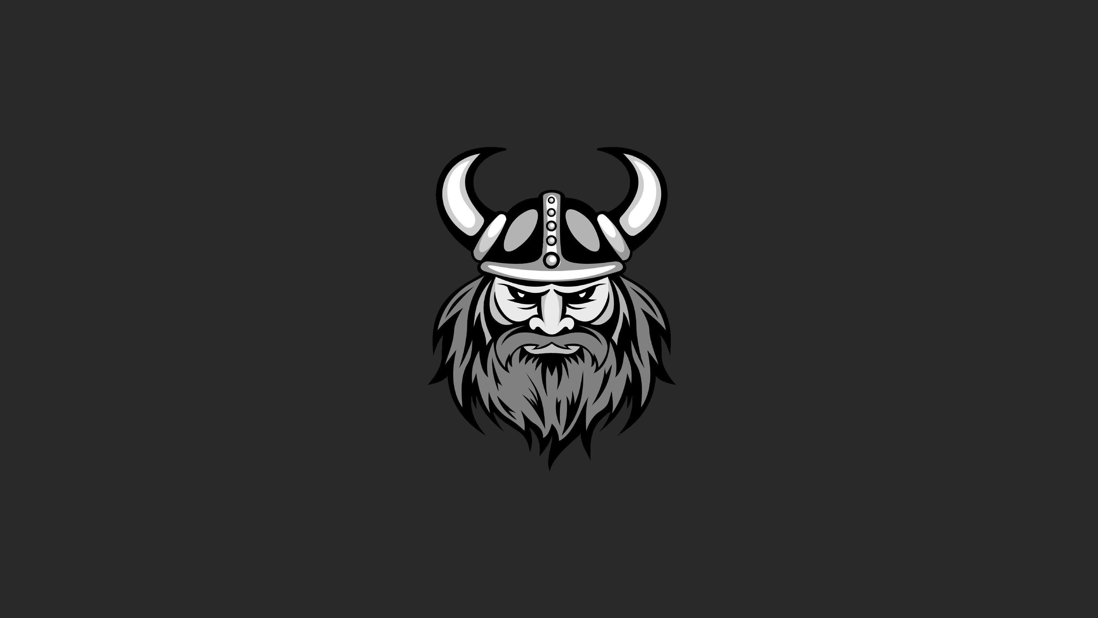 3840x2160 minimalism, Vikings Wallpaper HD / Desktop and Mobile Background