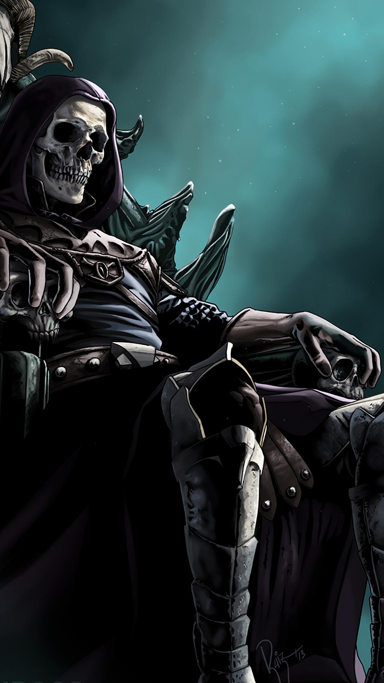 1242x2208 Skeletor : In Black Wallpaper for iPhone Pro Max, X, 6