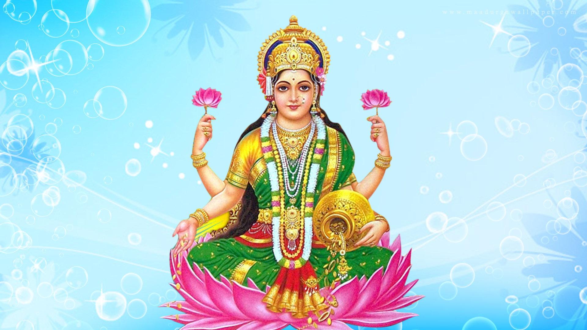 1920x1080 Lakshmi Mata Wallpaper