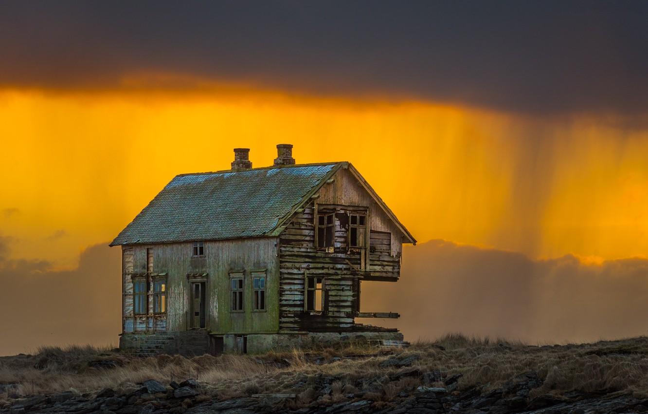 1332x850 Wallpaper Norway, Abandoned House, Norway, Nordland, Klakken, Toralf House Image For Desktop, Section пейзажи