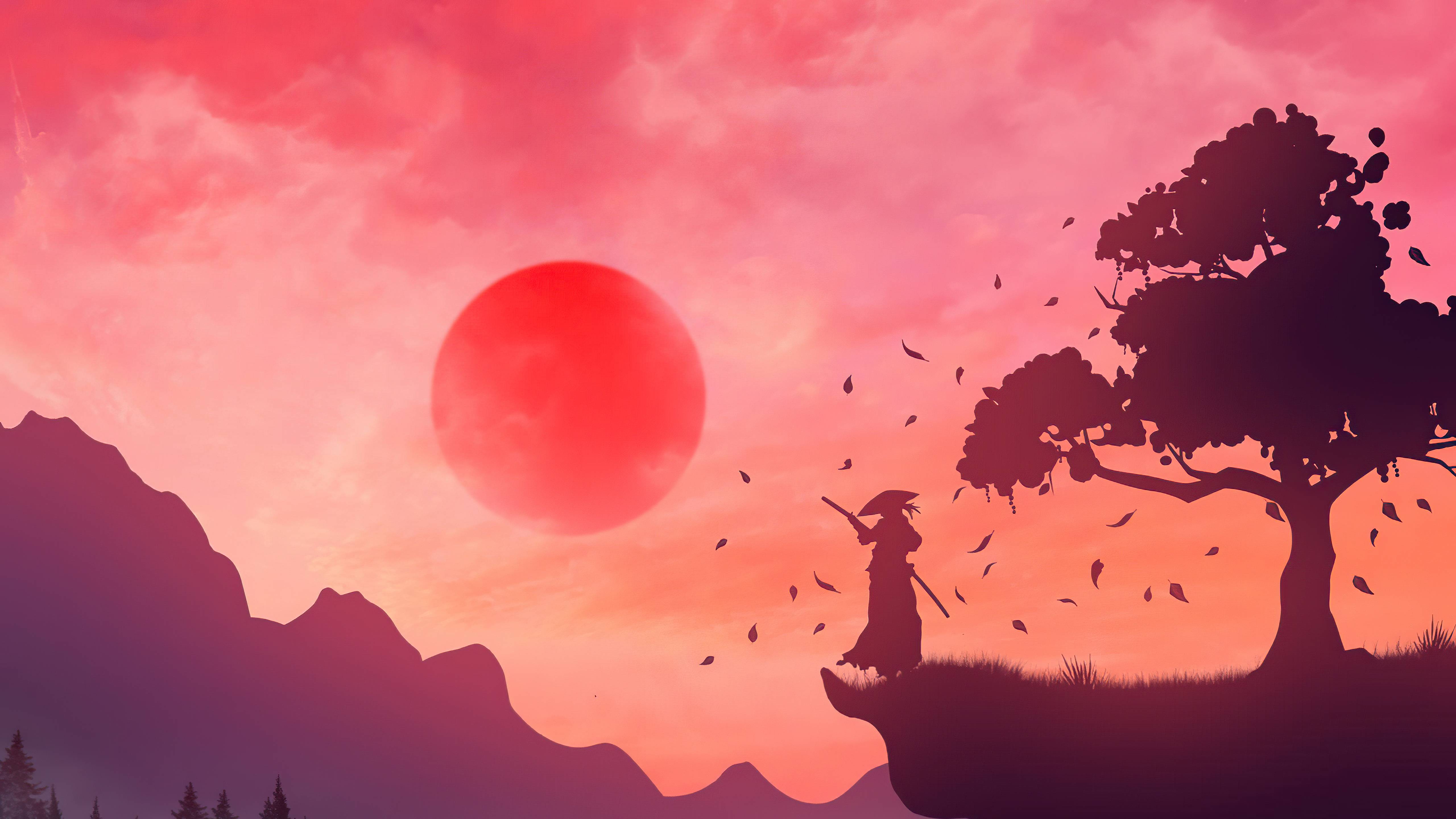 5120x2880 The Last Samurai Minimal 5k, HD Artist, 4k Wallpaper, Image, Background, Photo and Picture