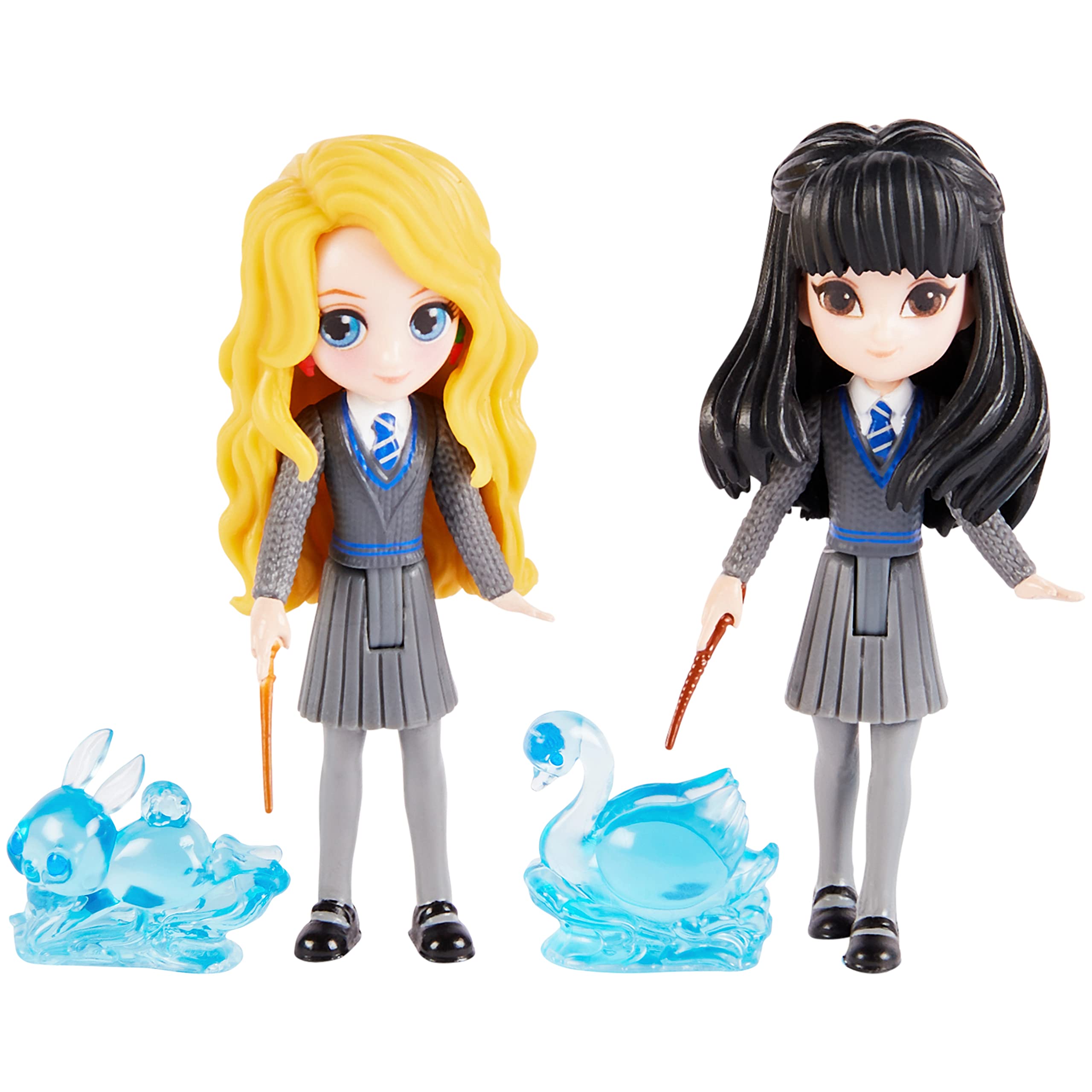 2560x2560 Wizarding World Harry Potter, Magical Minis Luna Lovegood and Cho Chang Patronus Friendship Set with 2 Creatures, Kids Toys for Ages 5 and up : Toys & Games