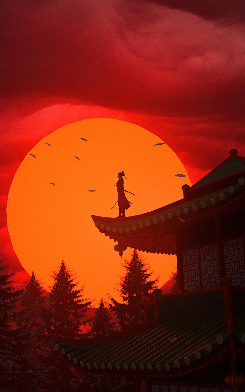 800x1280 Samurai Evening 4k Nexus Samsung Galaxy Tab Note Android Tablets HD 4k Wallpaper, Image, Background, Photo and Picture