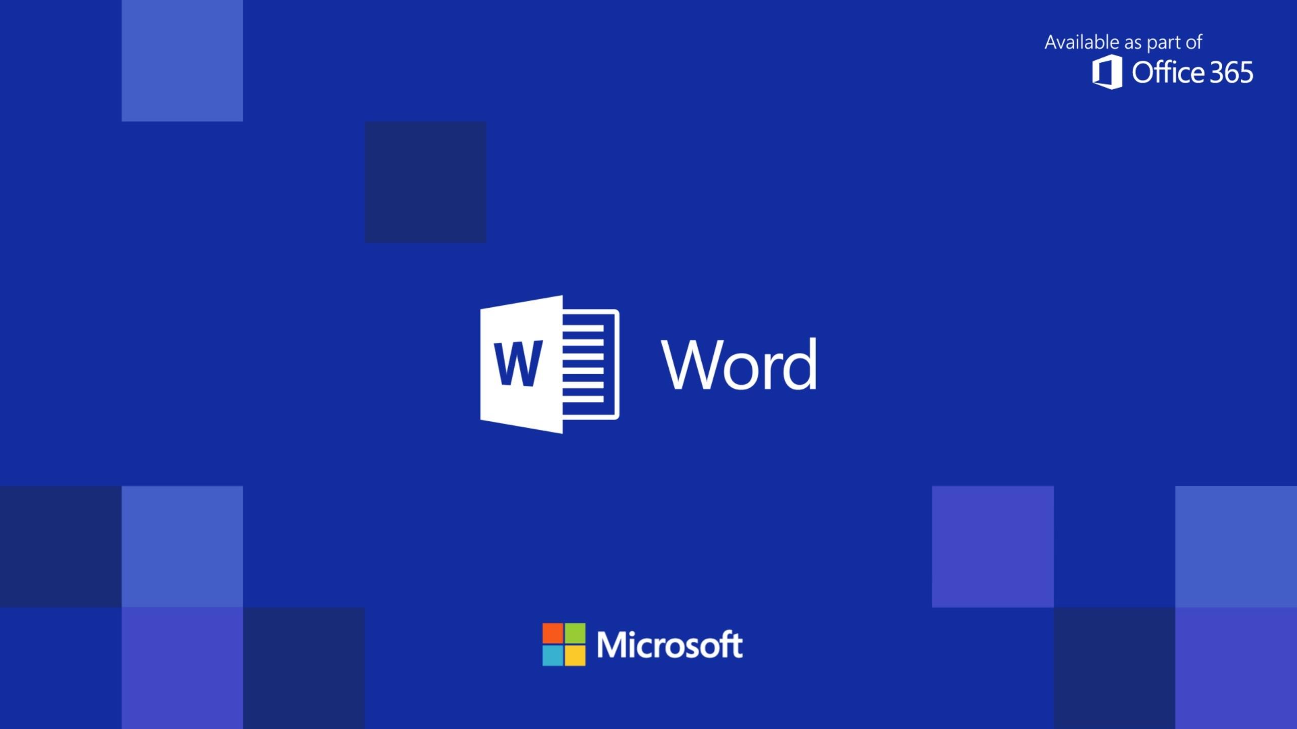 2560x1440 Microsoft Word Wallpaper