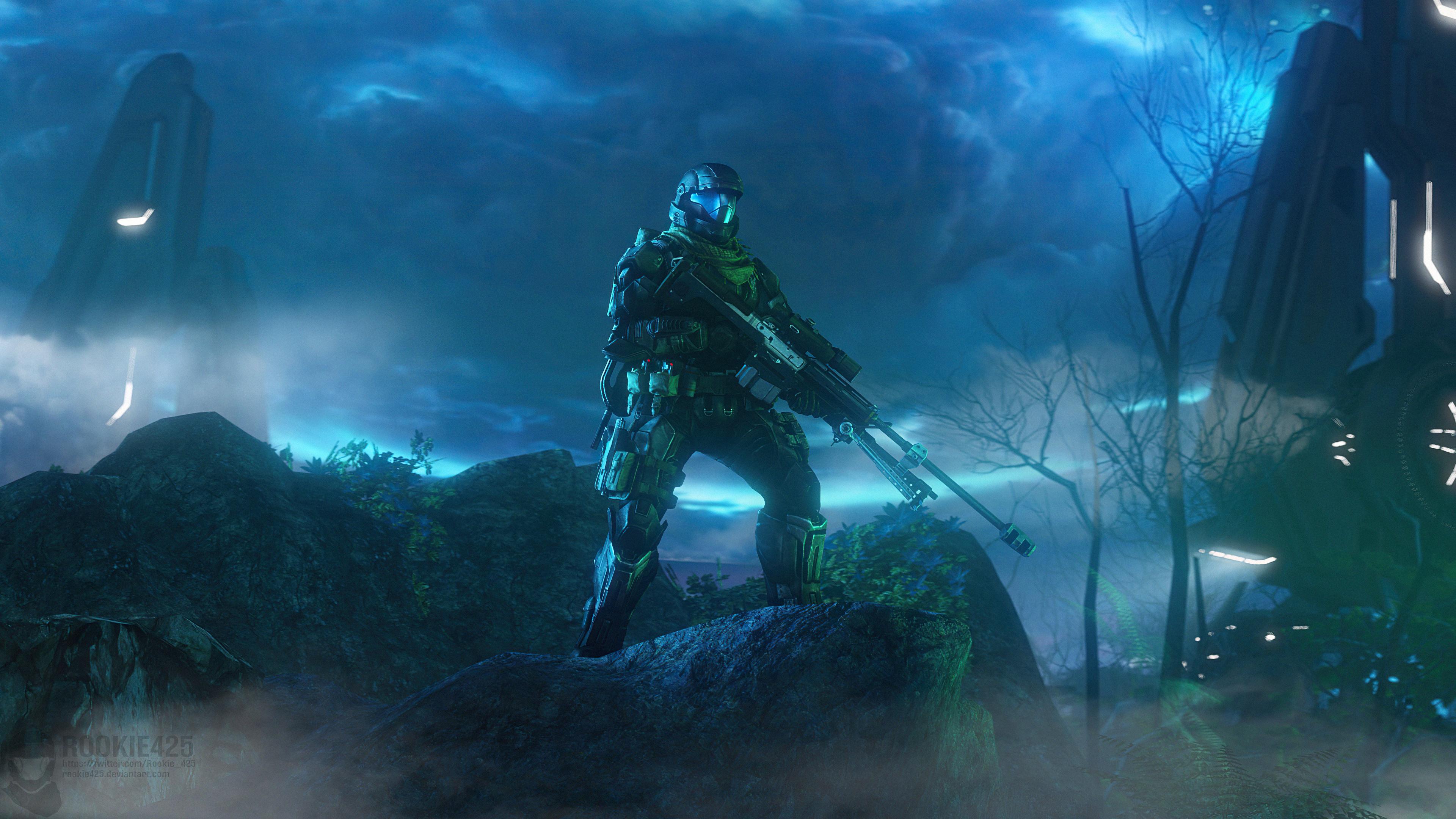 3840x2160 Halo Wallpaper
