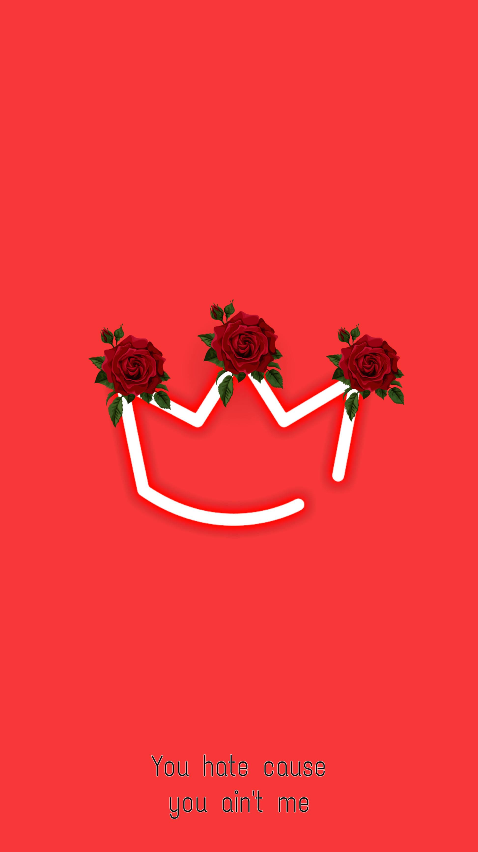 1946x3464 Download Baddie Red Crown Wallpaper