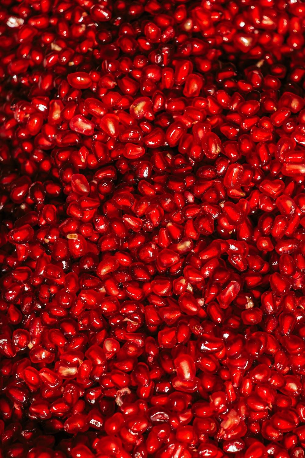 1000x1500 red round fruits on white background photo