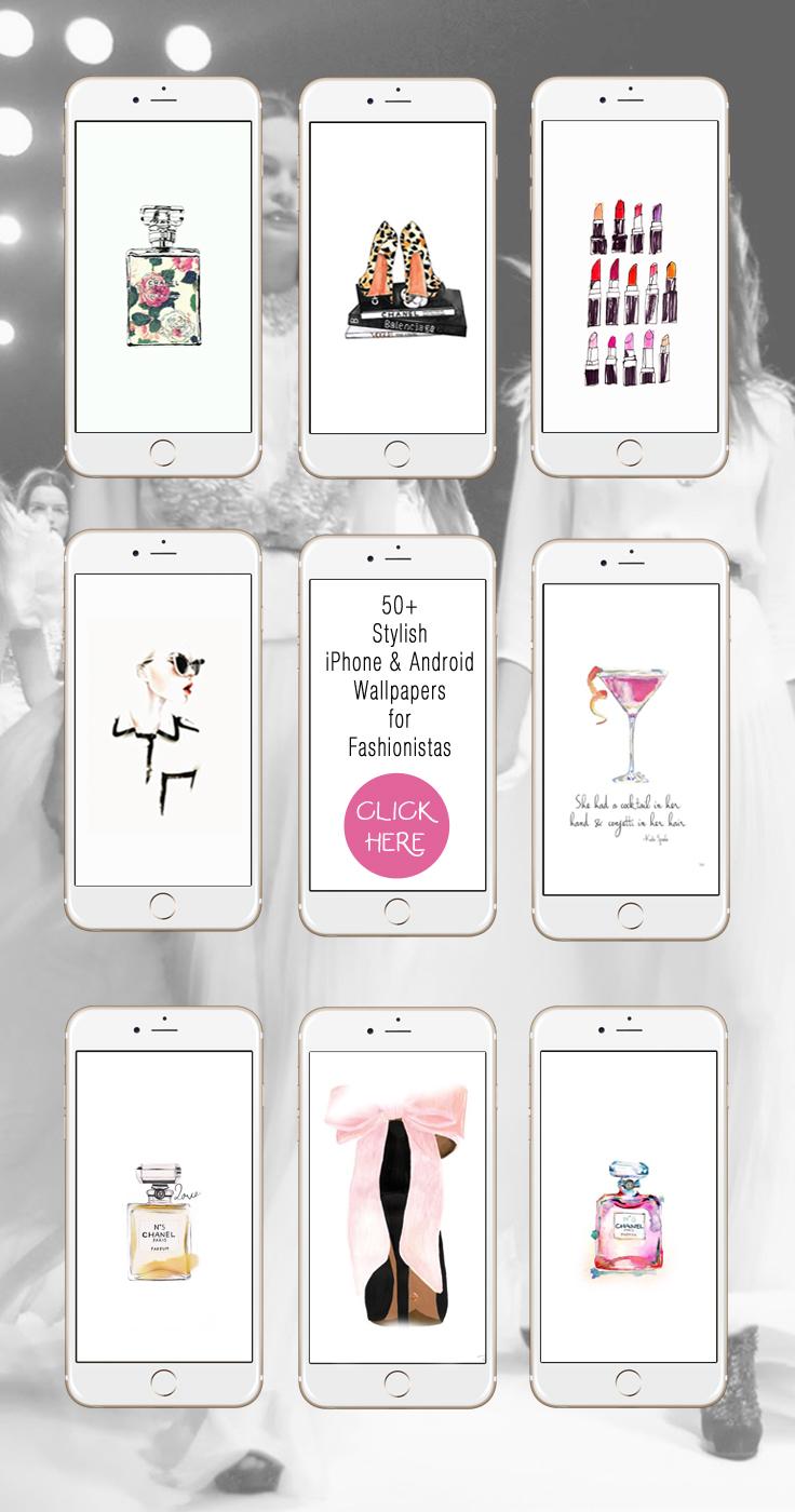 736x1400 Very Stylish iPhone Wallpaper for Fashionistas!