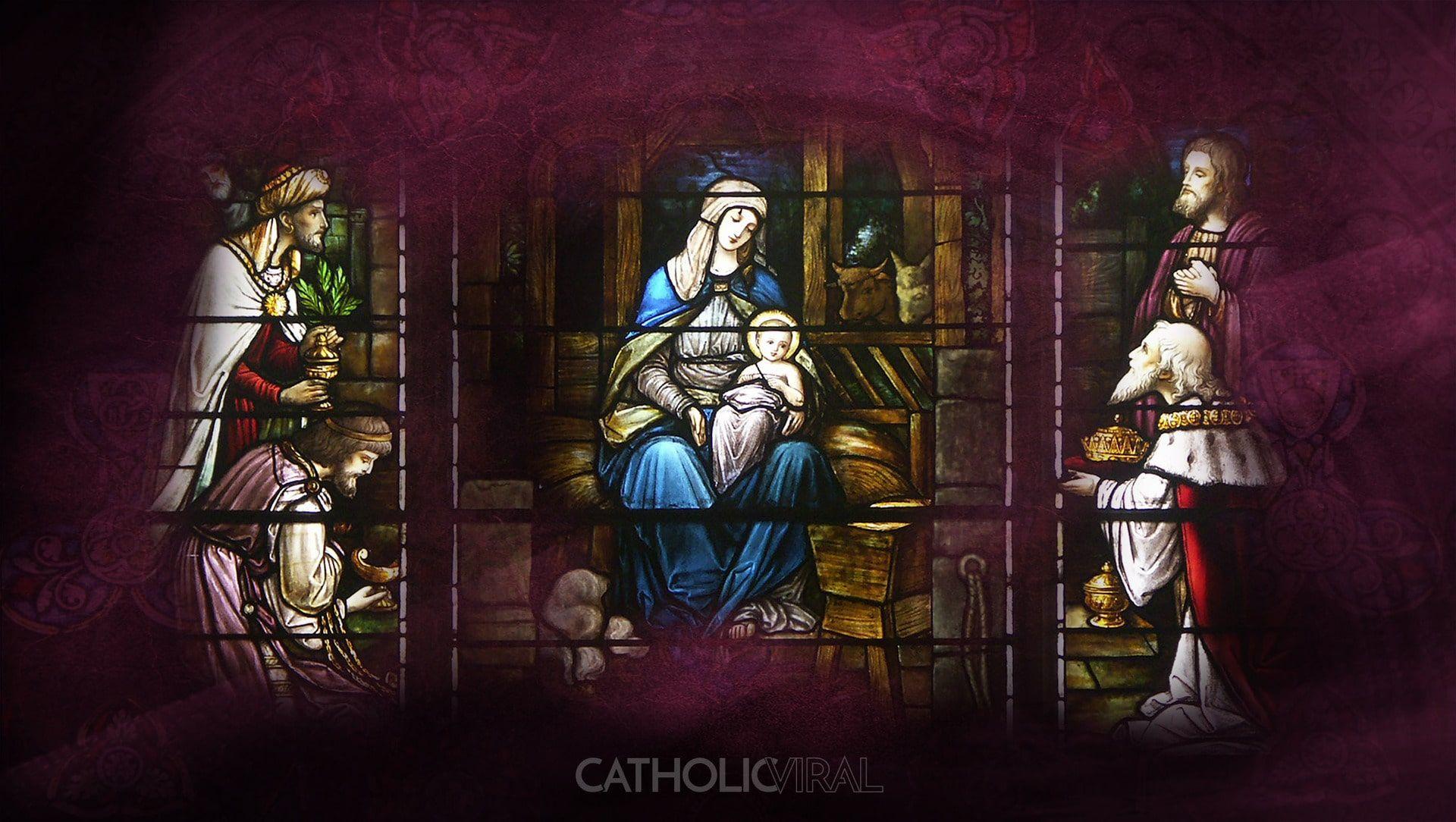 1920x1084 Stunning Stained Glass Windows Of The Nativity Christmas